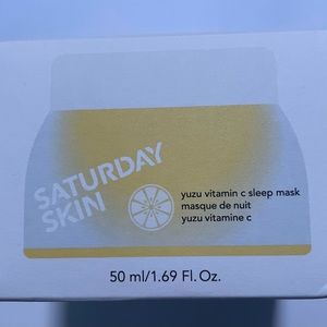 Saturday Skin yuzu vitamin c sleep mask